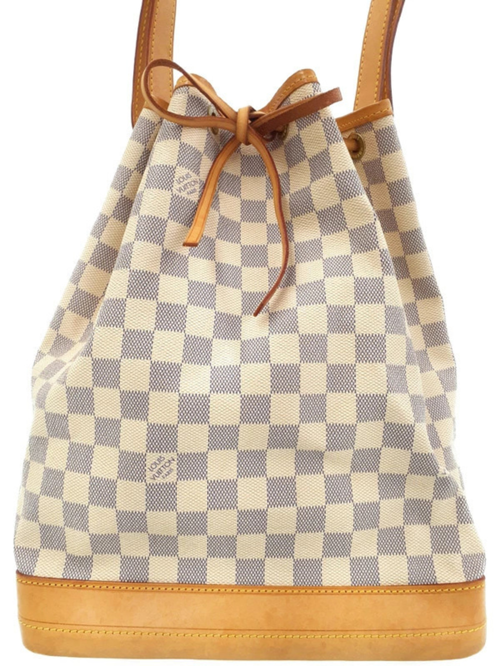 Louis Vuitton Damier Azur White Noe Shoulder Bag